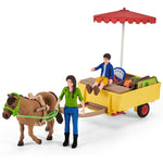 SCHLEICH Farm World Sunny Day Mobile Farm Stand Toy Figure Set, 3 to 8 Years, Multi-colour (42528)