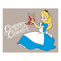 DISNEY Alice in Wonderland Curiouser and Curiouser Cosmetic Case, Female, Grey  (ABYBAG311)