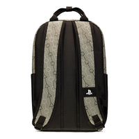 SONY Playstation Symbols All-over Print Backpack, Unisex, Grey/Black (BP658164SNY)