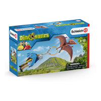 SCHLEICH Dinosaur Jetpack Chase Toy Figure Set, Unisex, 4 to 10 Years, Multi-colour (41467)