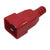 Iec C19 To C20 Power Cable 15A Red 1M