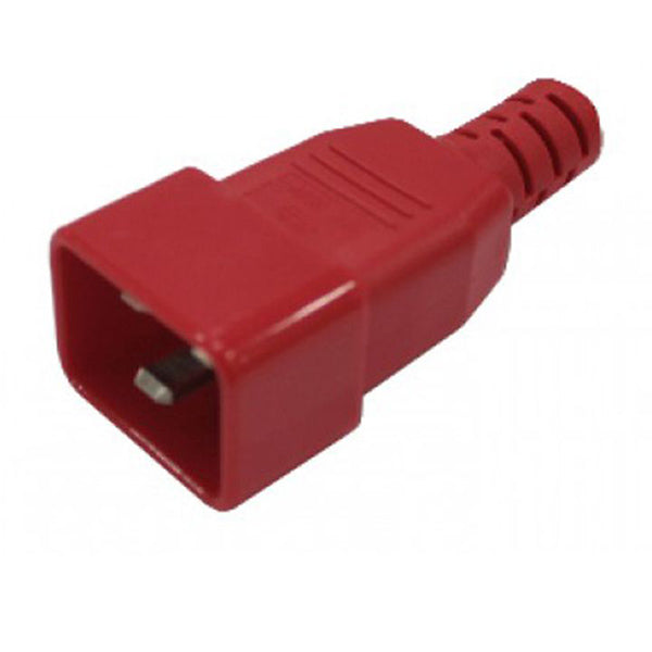 Iec C19 To C20 Power Cable 15A Red 1M