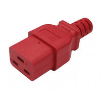 Iec C19 To C20 Power Cable 15A Red 1M