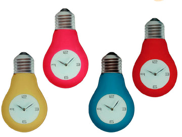 Light Bulb Glass Wall Clock