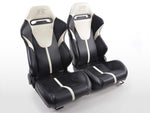 FK sport seats Auto half-shell seats Set Atlanta in motorsport look