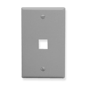 ICC ICC-FACE-1-GR Ic107f01gy - 1port Face - Gray