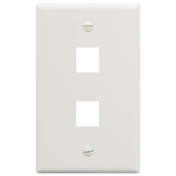 ICC ICC-FACE-2-WH Ic107f02wh - 2port Face White