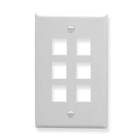 ICC ICC-FACE-6-WH Ic107f06wh- 6port Face White