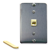 ICC ICC-IC630DA6SS Wall Plate Idc 6p6c Stainless Steel