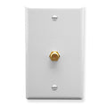 ICC ICC-IC630EG0WH Wall Plate, F-type, White