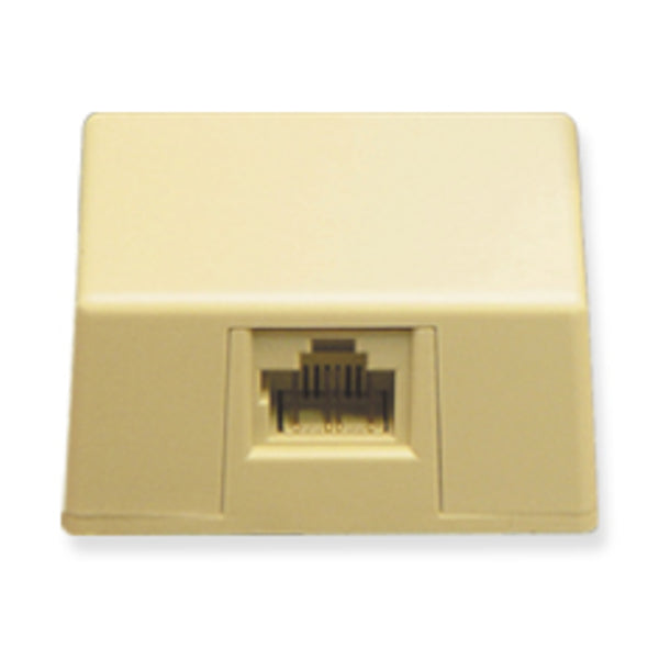 ICC ICC-IC635DS8IV Surface Mount Jack 8p8c Ivory