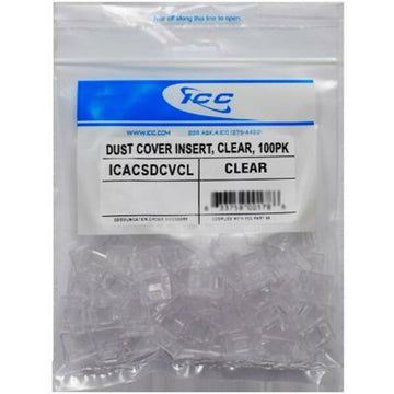 ICC ICC-ICACSDCVCL Dust Cover Insert, Clear, 100pk