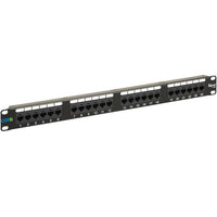 ICC ICC-ICMPP02460 Patch Panel, Cat 6, 24-port, 1 Rms