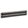 ICC ICC-ICMPP48CP5 Patch Panel,cat 5e, Feed-thru 48-p,2rms