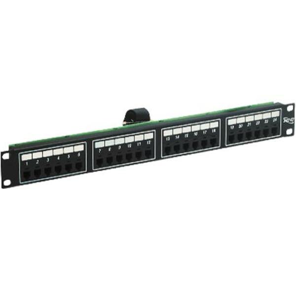 ICC ICC-ICMPPTF242 Patch Panel,f/telco,6p2c,24-port,1rm