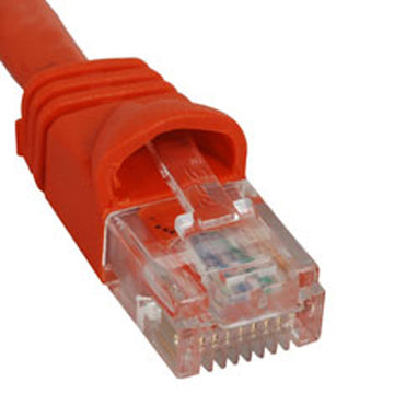 ICC ICC-ICPCSJ03OR Patch Cord, Cat 5e, Molded Boot, 3' Or