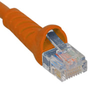 ICC ICC-ICPCSJ07OR Patch Cord, Cat 5e, Molded Boot, 7' Or