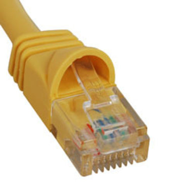 ICC ICC-ICPCSK14YL Patch Cord, Cat 6, Molded Boot, 14'  Yl