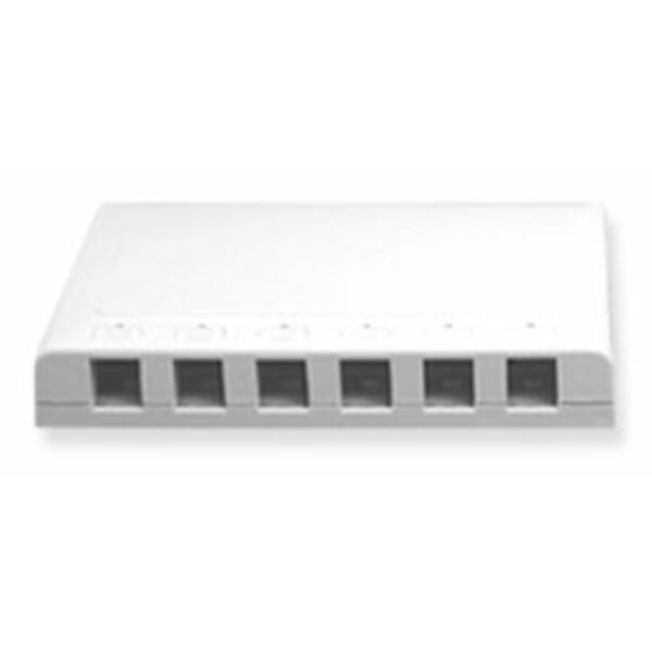 ICC ICC-SURFACE6WH Ic107sb6wh - 6pt Surface Box - White