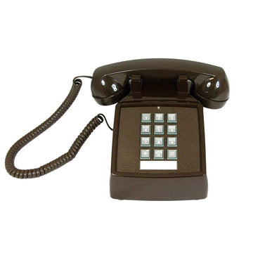 Cortelco ITT-2500-V-BR 250045-vba-20m Desk W/ Volume - Brown