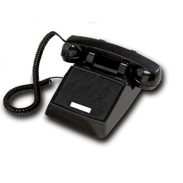 Cortelco ITT-2500NDL-BK 250000-vba-ndl Black Desk No Dial