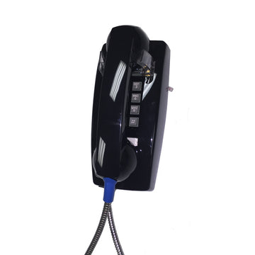 Cortelco ITT-2554-ARC-BK 255400arc20m Wall Phone W/armored Cord