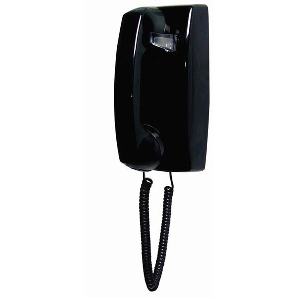 Cortelco ITT-2554NDL-BK 255400-vba-ndl Black Wall No Dial