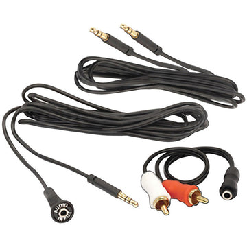 PAC dash mountable Aux input adapter 3.5mm to RCA adapter included