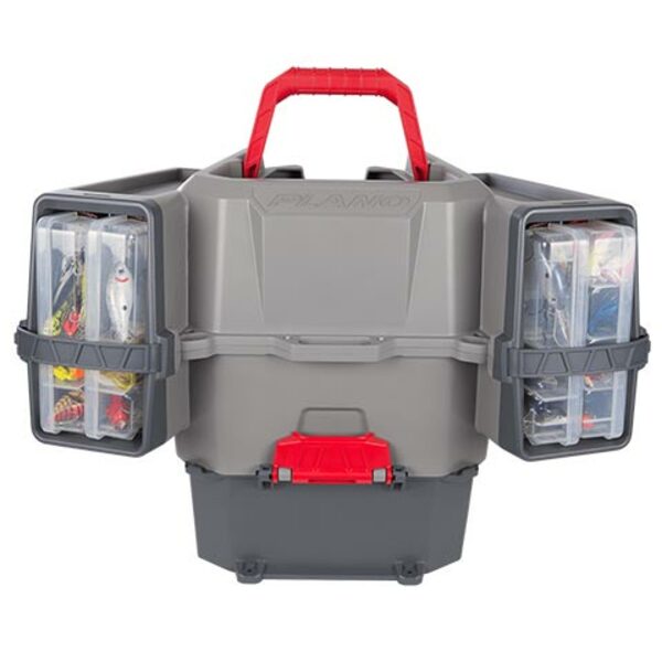 Plano Kayak V-Crate Tackle System Gray/Red