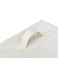 6pcs High Quality Non-woven Fabrics Storage Boxes Beige