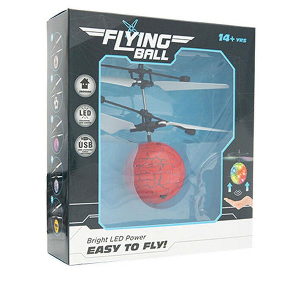 Doodle LED Flying Helicopter Ball Toy With Remote Control, Clear