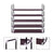 Simple Assembly 5 Tiers Non-woven Fabric Shoe Rack with Handle Dark Brown