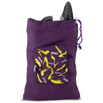Travelon Pocket Packs Shoe Bag - Purple