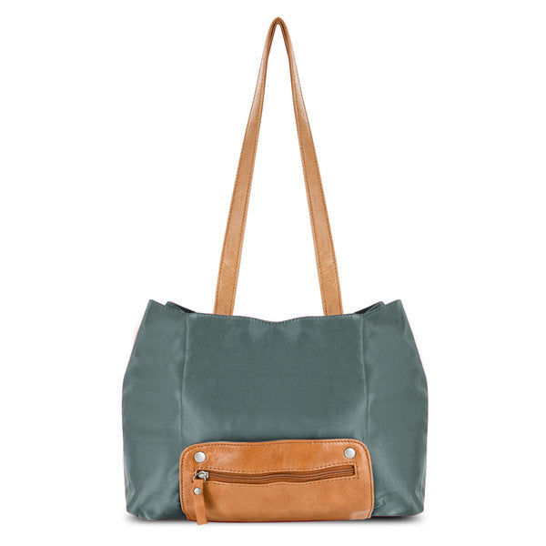 Travelon Twenty9Five Piegare Mini Tote (Gray)