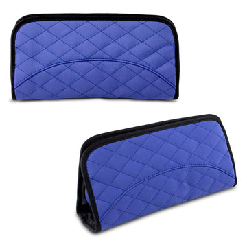 Travelon Jewelry & Cosmetic Clutch w/ Removable Center Pouch, Periwinkle Quilted